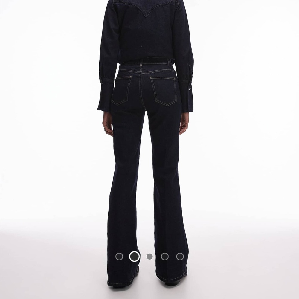 Mango Dark Blue Violeta Flare Jeans